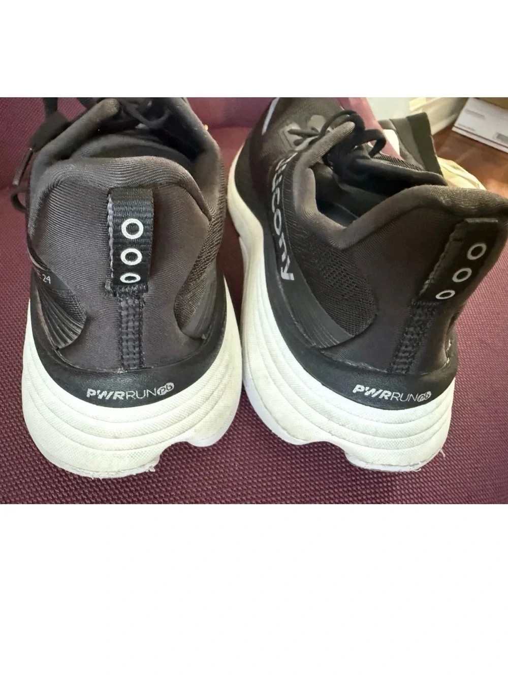 Saucony Black and Gray Men's Running Shoes